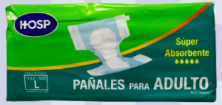 Pañales para adulto HOSP Talla L (25 unidades)